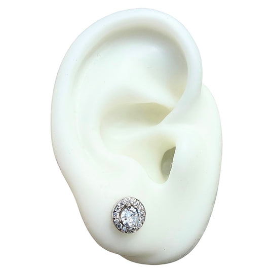 Topo redondo pequeño Plata Esterlina 925 Rodinada