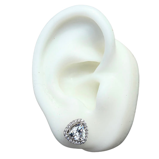 Topo 2 en 1 rectangular Plata esterlina 925 Rodinada